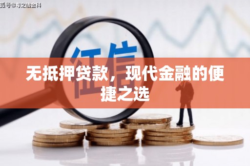 乾安无抵押贷款，现代金融的便捷之选