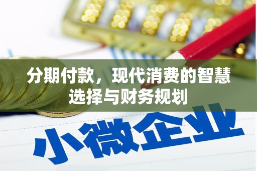 乾安分期付款，现代消费的智慧选择与财务规划