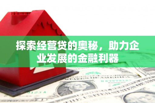 乾安探索经营贷的奥秘，助力企业发展的金融利器