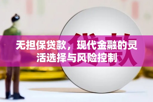乾安无担保贷款，现代金融的灵活选择与风险控制