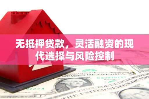 乾安无抵押贷款，灵活融资的现代选择与风险控制