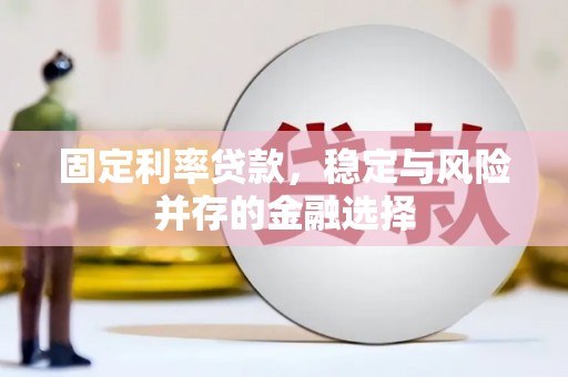 乾安固定利率贷款，稳定与风险并存的金融选择