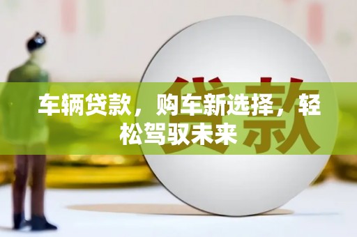 乾安车辆贷款，购车新选择，轻松驾驭未来