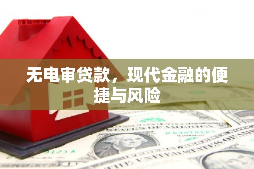 乾安无电审贷款，现代金融的便捷与风险