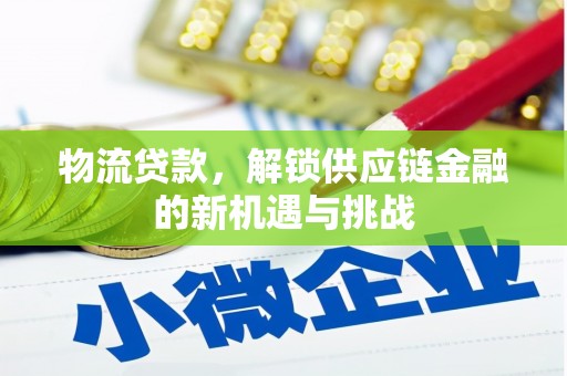 乾安物流贷款，解锁供应链金融的新机遇与挑战
