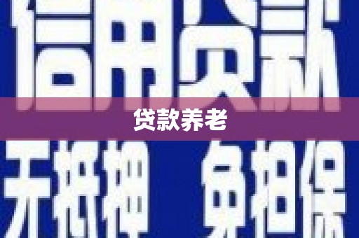 乾安贷款养老