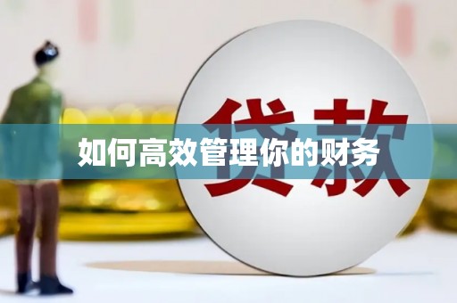 乾安如何高效管理你的财务