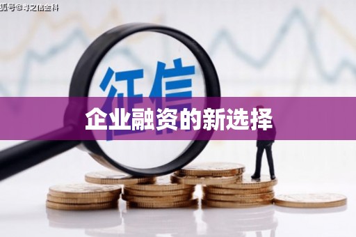 乾安企业融资的新选择