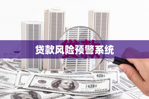 乾安贷款风险预警系统